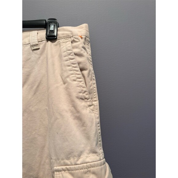 Old Navy Men's Cargo Pants Beige Khaki 34x34 Straight Leg Utility - Picture 5 of 12
